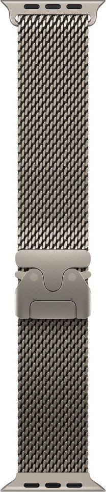 Apple Watch Acc/49/Natural Titanium Milanese Loop - M