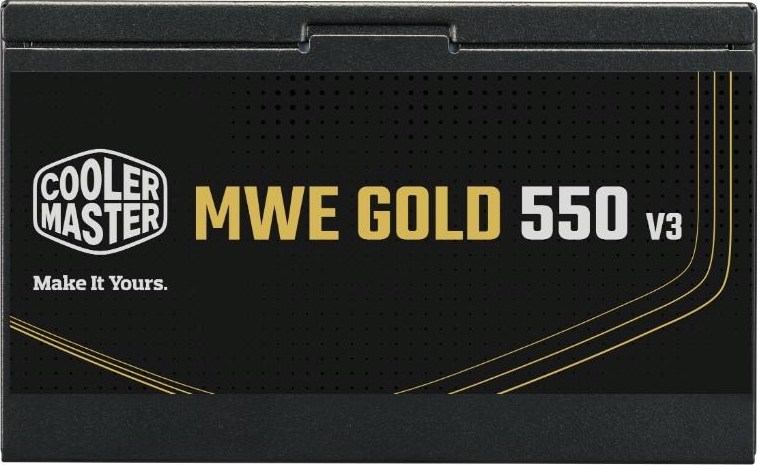 CoolerMaster Cooler Master zdroj MWE Gold 550W V3, 120mm, 80+ Gold, ATX 3.1