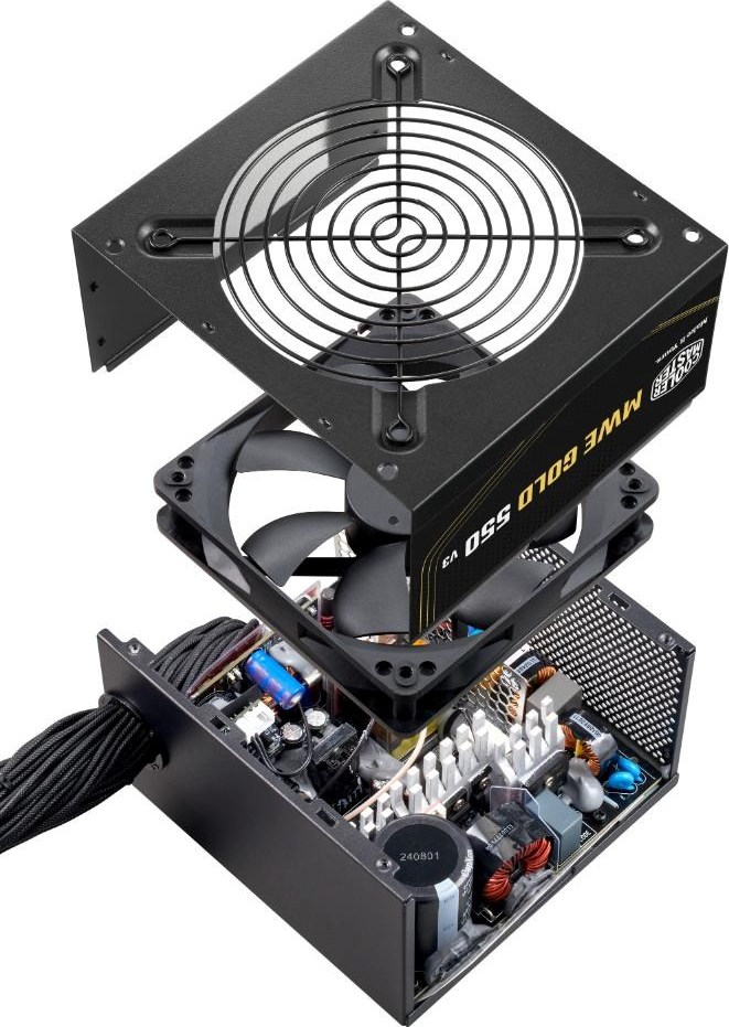 CoolerMaster Cooler Master zdroj MWE Gold 550W V3, 120mm, 80+ Gold, ATX 3.1