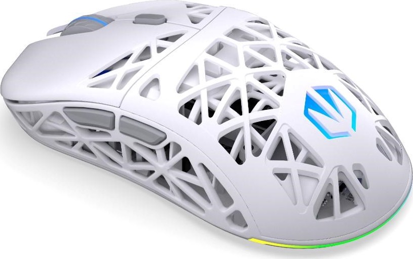 Endorfy Herní myš LIV Plus Wireless Onyx White, Bezdrátová, ARGB, bílá
