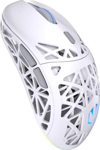 Endorfy Herní myš LIV Plus Wireless Onyx White, Bezdrátová, ARGB, bílá