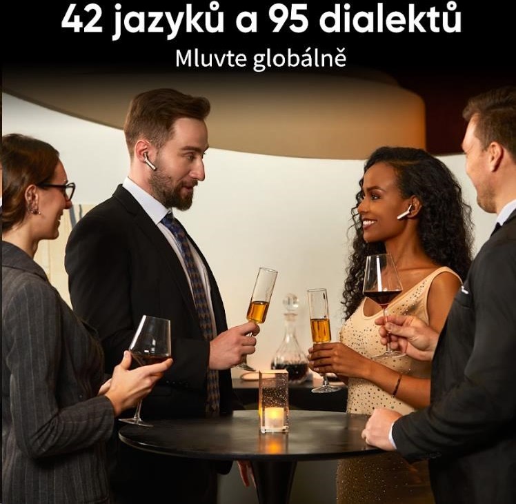 Timekettle W4 AI Chytrý překladač, gold