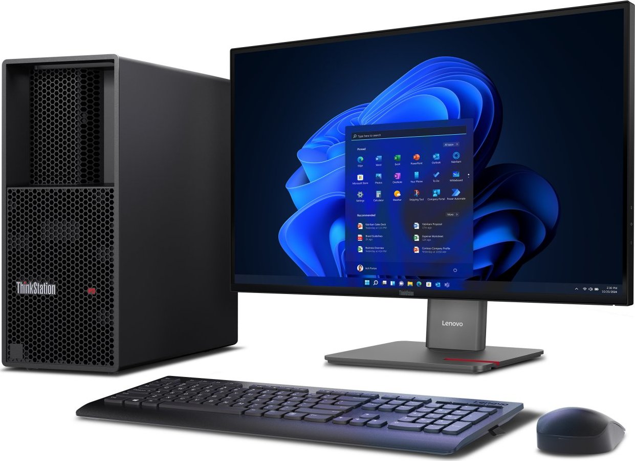 LENOVO PC ThinkStation/Workstation P3 Tower G2 - Ultra7 265K,32GB,1TBSSD,RTX A1000 8GB,noDVD,W11P