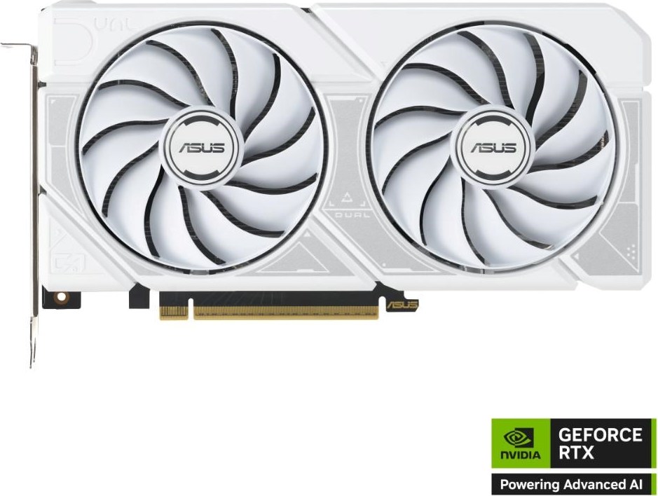 ASUS VGA NVIDIA GeForce RTX 5060 Ti DUAL OC 16G WHITE, 16GB GDDR7, 3xDP, 1xHDMI