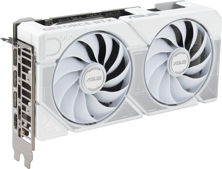ASUS VGA NVIDIA GeForce RTX 5060 Ti DUAL OC 16G WHITE, 16GB GDDR7, 3xDP, 1xHDMI