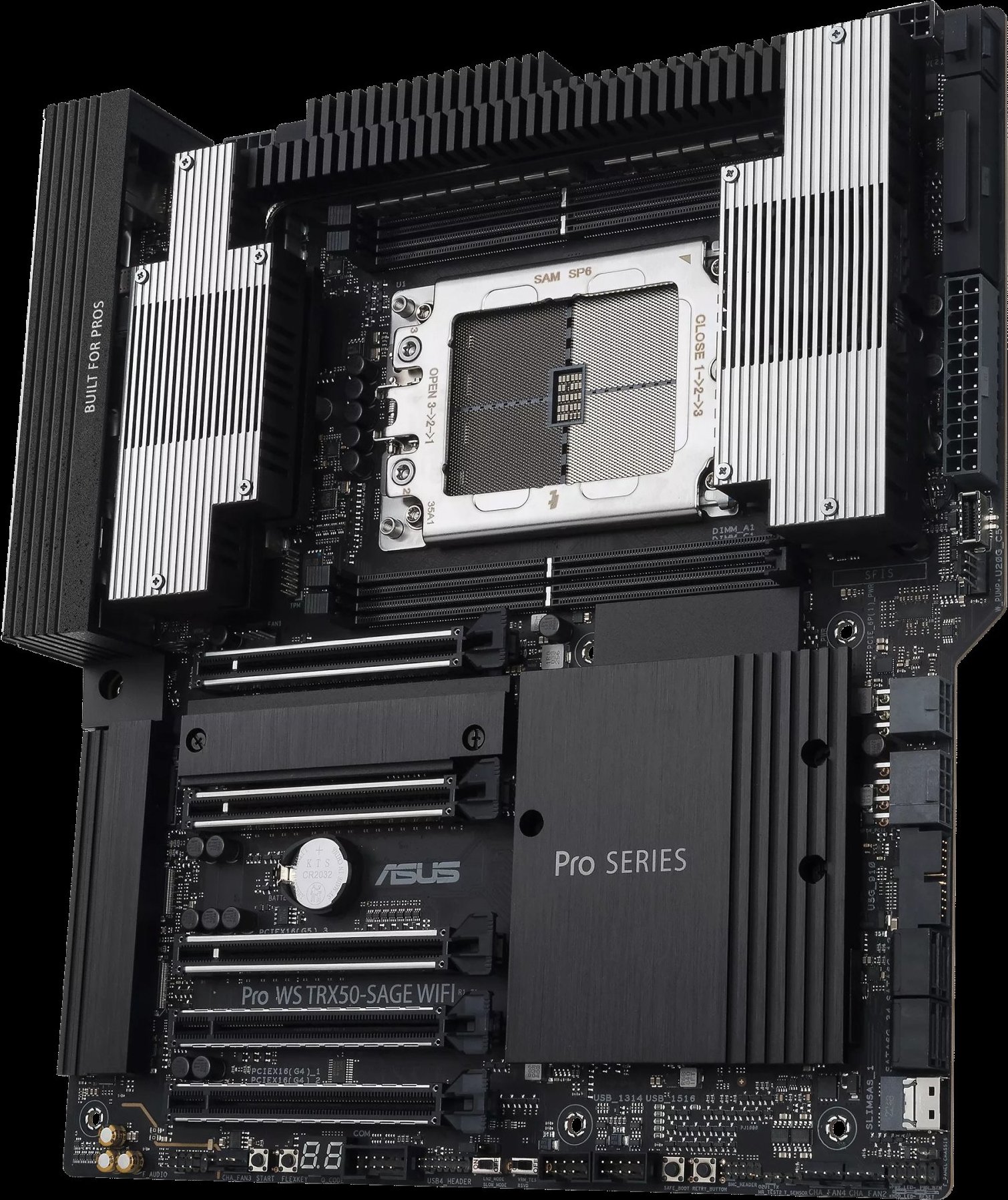 ASUS MB Sc sTR5 Pro WS TRX50-SAGE WIFI A, AMD TRX50, 4xDDR5, WiFi, CEB