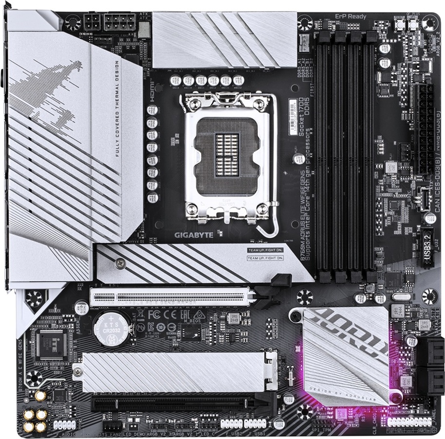 GIGABYTE MB Sc LGA1700 B760M AORUS ELITE WIFI6E GEN5, Intel B760, 4xDDR5, 1xDP, 1xHDMI, mATX