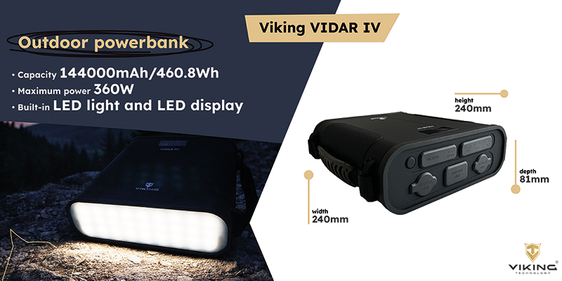 Viking outdoorová powerbanka VIDAR IV