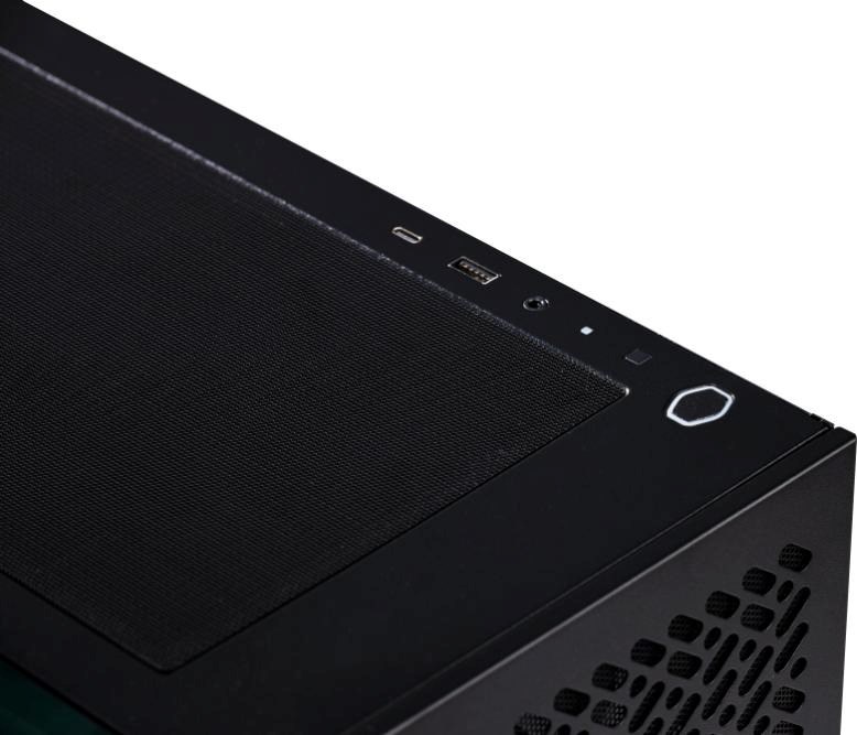 CoolerMaster Cooler Master case Elite 302 Lite, Průhledná bočnice, mATX, 1x 120mm Fan, černá