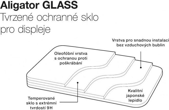 Aligator sklo GLASS S6600/S6700, originální