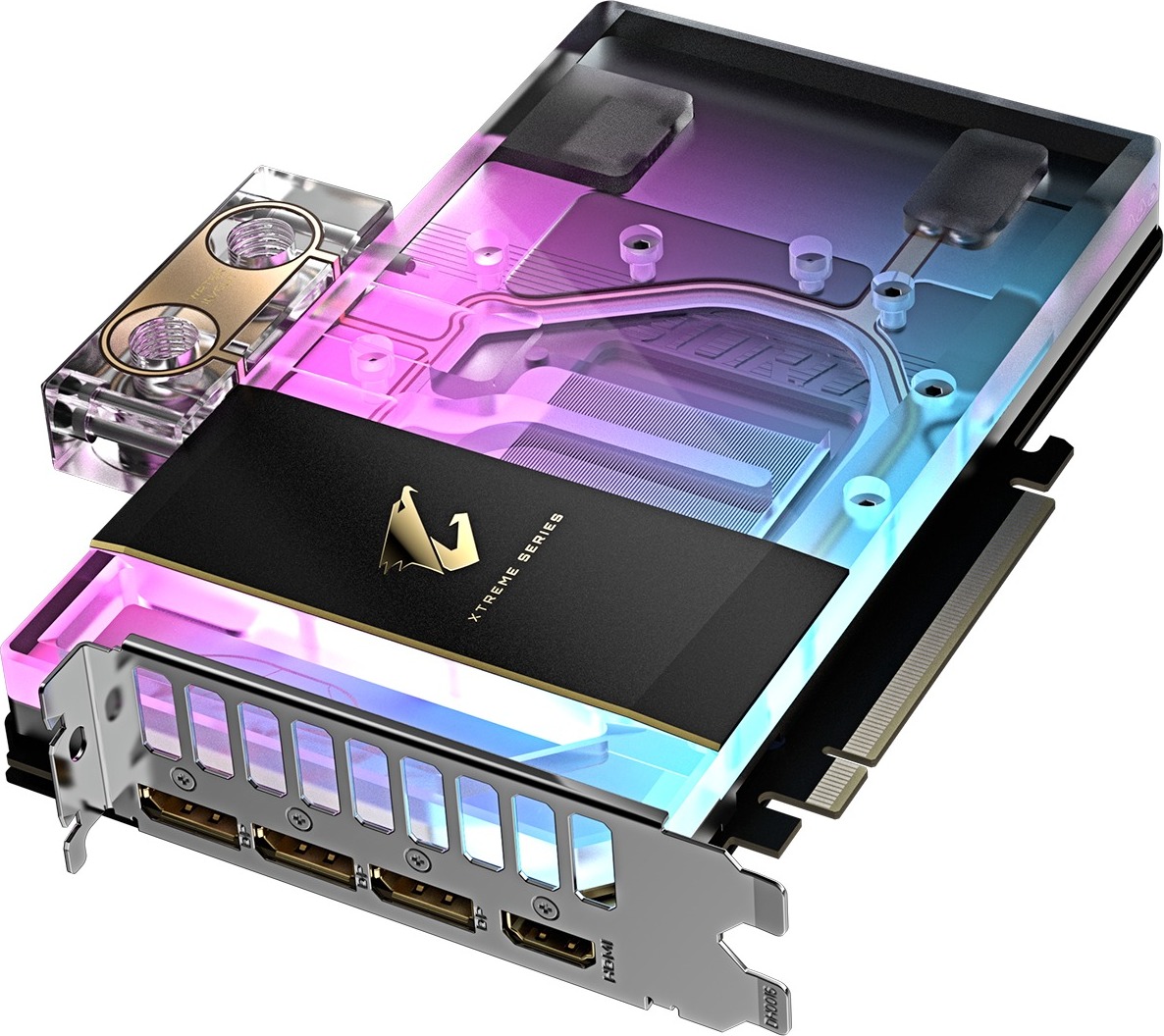 GIGABYTE VGA NVIDIA GeForce RTX 5080 XTREME WATERFORCE WB 16G, 16G GDDR7, 3xDP, 1xHDMI