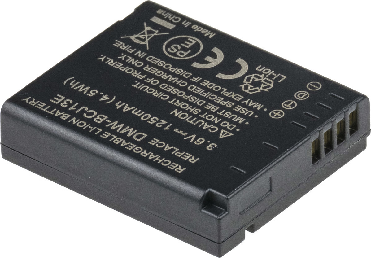 Baterie T6 Power pro Panasonic DMW-BCJ13, DMW-BC13, BP-DC10, 1250mAh, 4,5Wh