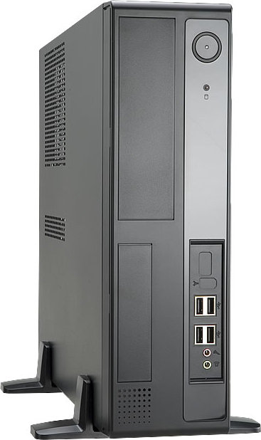 IN WIN skříň BL641,SFF, 300W 80+ Bronze EUP / 4 x USB/ HD audio/ Partition Plate/ Dust Filter, Black