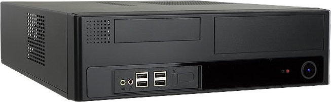 IN WIN skříň BL641,SFF, 300W 80+ Bronze EUP / 4 x USB/ HD audio/ Partition Plate/ Dust Filter, Black