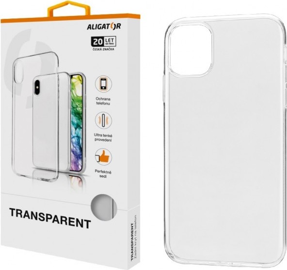 ALIGATOR Pouzdro Transparent Apple iPhone 11