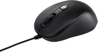 ASUS MU101C/Kancelářská/Optická/3 200 DPI/Drátová USB/Černá