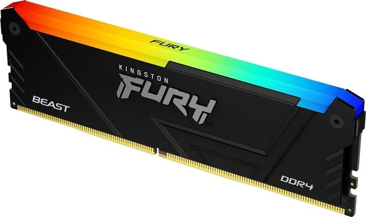 Kingston FURY Beast/DDR4/32GB/3200MHz/CL16/1x32GB/RGB/Black
