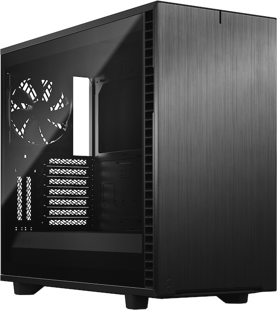 FRACTAL DESIGN Define 7 Dark Tempered Glass Midi Tower, čierna, bez zdroja napájania