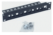 Triton Patch panel 10" 10portů MODULÁRNÍ 1U