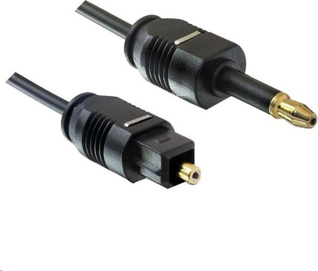 PREMIUMCORD Kábel 3,5 mm mini Toslink - Toslink, OD:2.2 mm, dĺžka 2 m