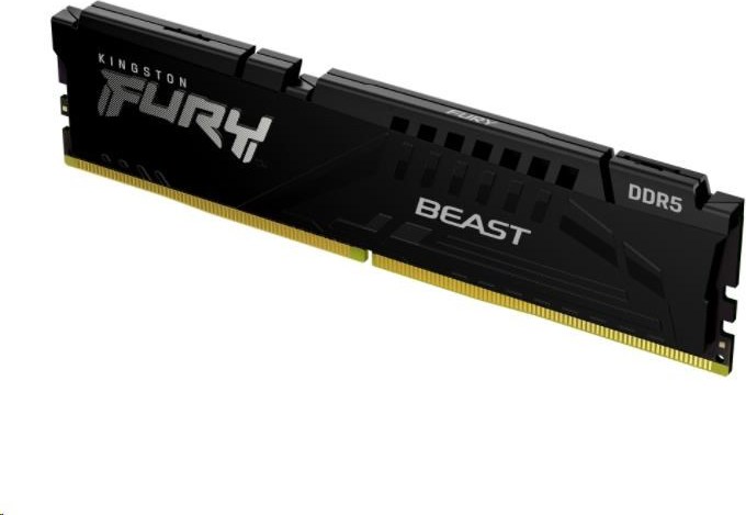 KINGSTON DIMM DDR5 16GB 5200MT/s CL40 FURY Beast Černá
