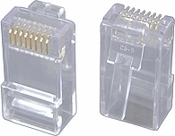 Solarix Konektor RJ45 CAT5E UTP 8p8c pro licnu 100ks bal.