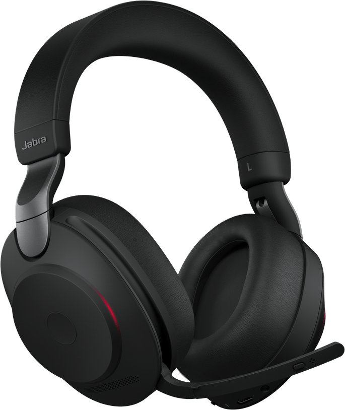 Náhlavná súprava Jabra so stojanom Evolve2 85, Link 380c MS, stereo, béžová