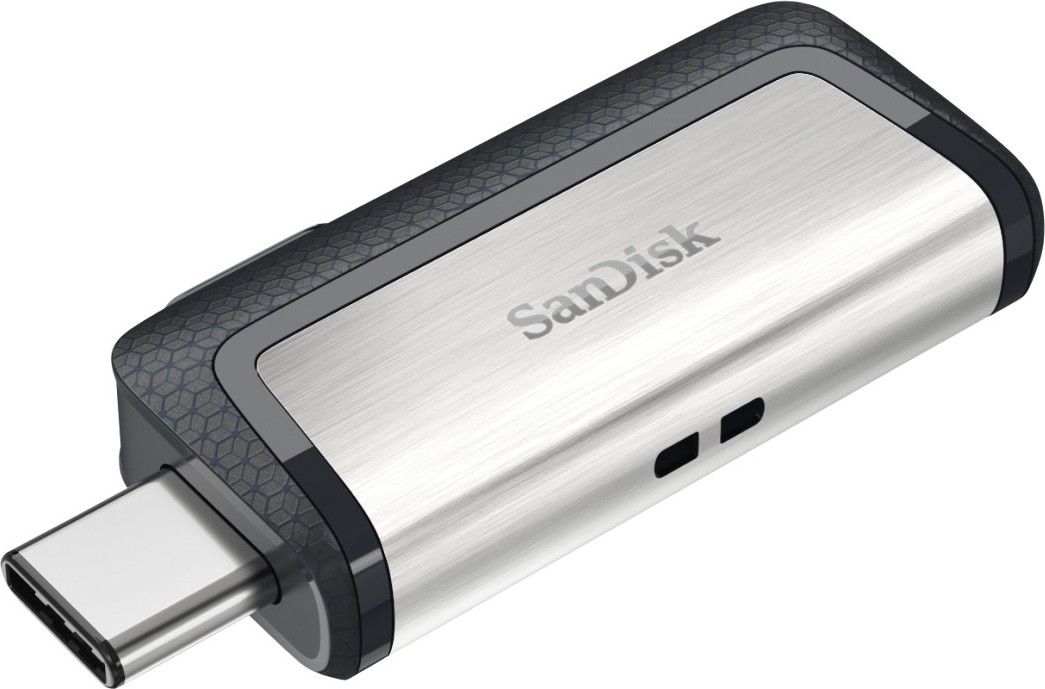 SanDisk Ultra Dual/256GB/USB 3.1/USB-A + USB-C/Šedá