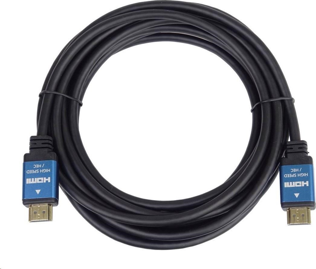 PREMIUMCORD HDMI - Ultra HDTV kábel, 1 m (kov, pozlátené konektory)