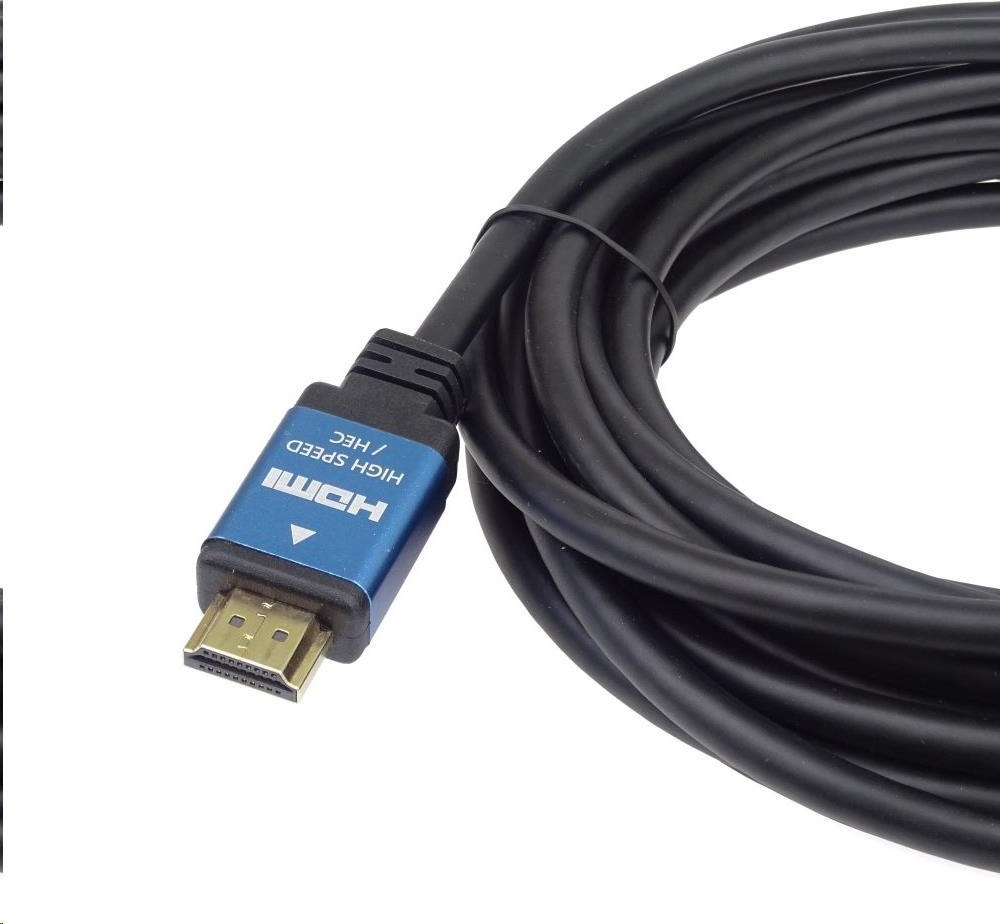 PREMIUMCORD HDMI - Ultra HDTV kábel, 1 m (kov, pozlátené konektory)