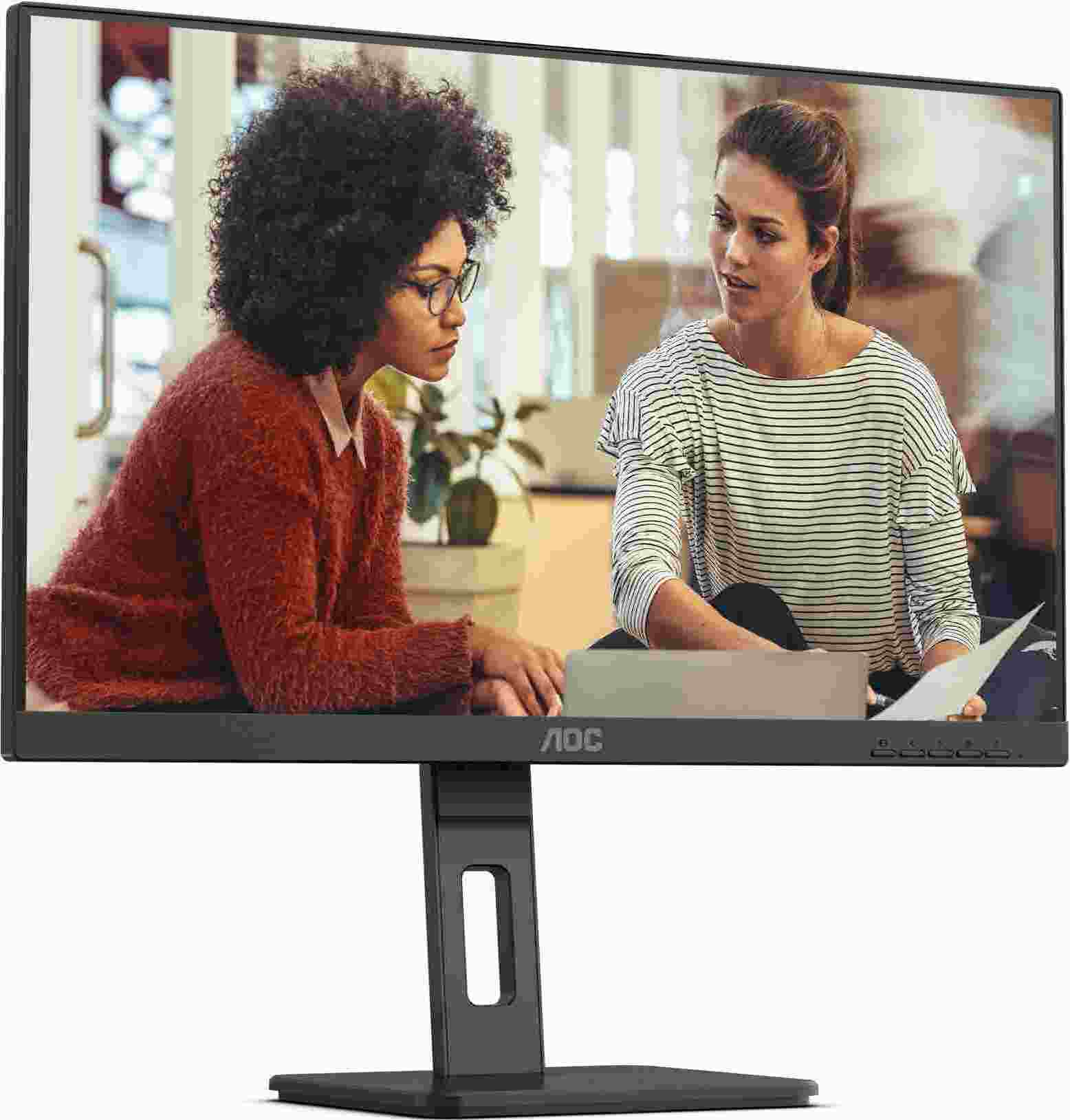 AOC MT IPS LCD WLED 27" 27E3QAF - IPS panel, 1920x1080, D-Sub, HDMI, DP, repro, pivot