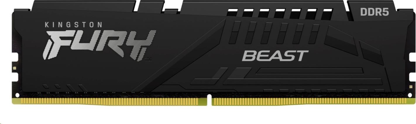 KINGSTON DIMM DDR5 32GB (Kit of 2) 5600MT/s CL40 FURY Beast Černá