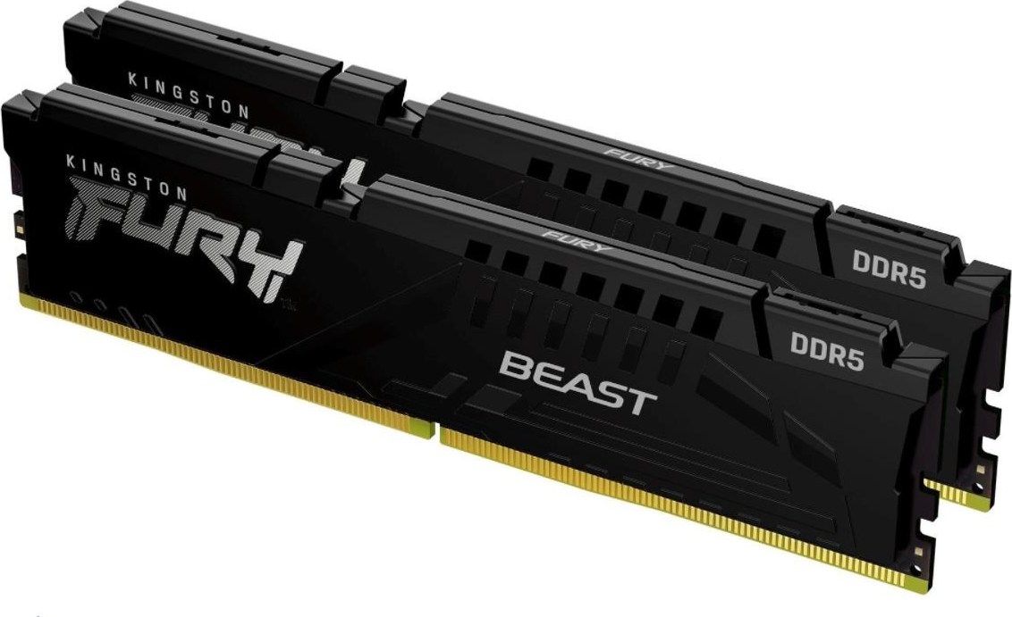 KINGSTON DIMM DDR5 32GB (Kit of 2) 5600MT/s CL40 FURY Beast Černá