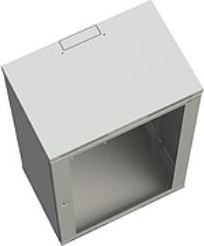Solarix Rozvaděč nástěnný SENSA 18U 400mm, dveře sklo, RAL 7035, SENSA-18U-64-11-G