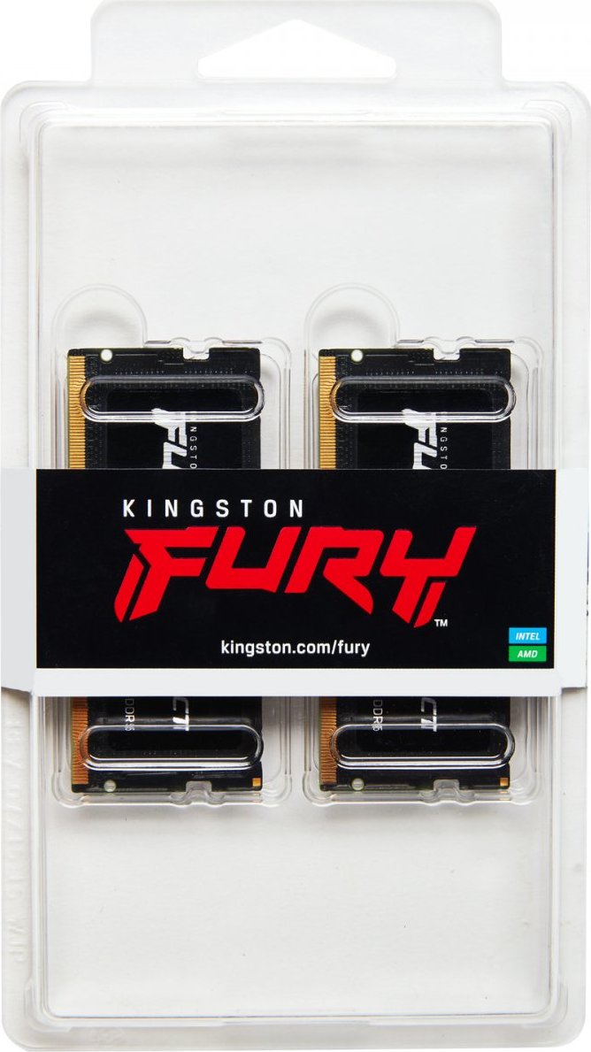 KINGSTON SODIMM DDR5 64GB (Kit of 2) 4800MT/s CL38 FURY Impact