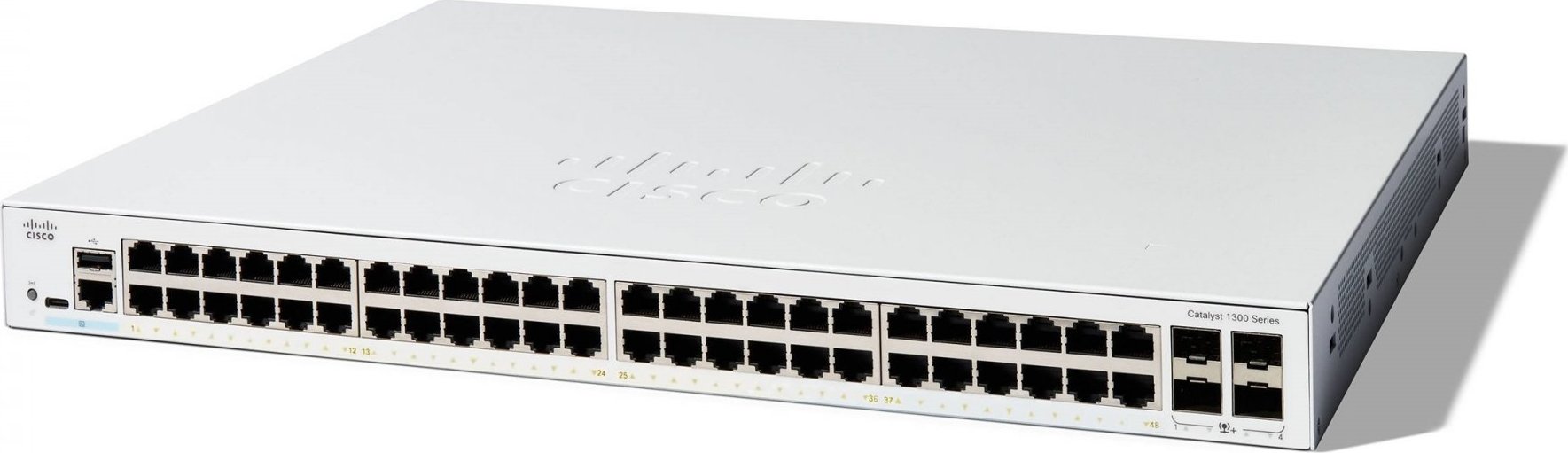 Cisco Catalyst switch C1300-48T-4X (48xGbE,4xSFP+,fanless)