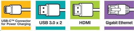 VERBATIM 49141 Multiportový USB-C HUB, 2x USB 3.0, 1x USB-C, HDMI, LAN, šedý dok