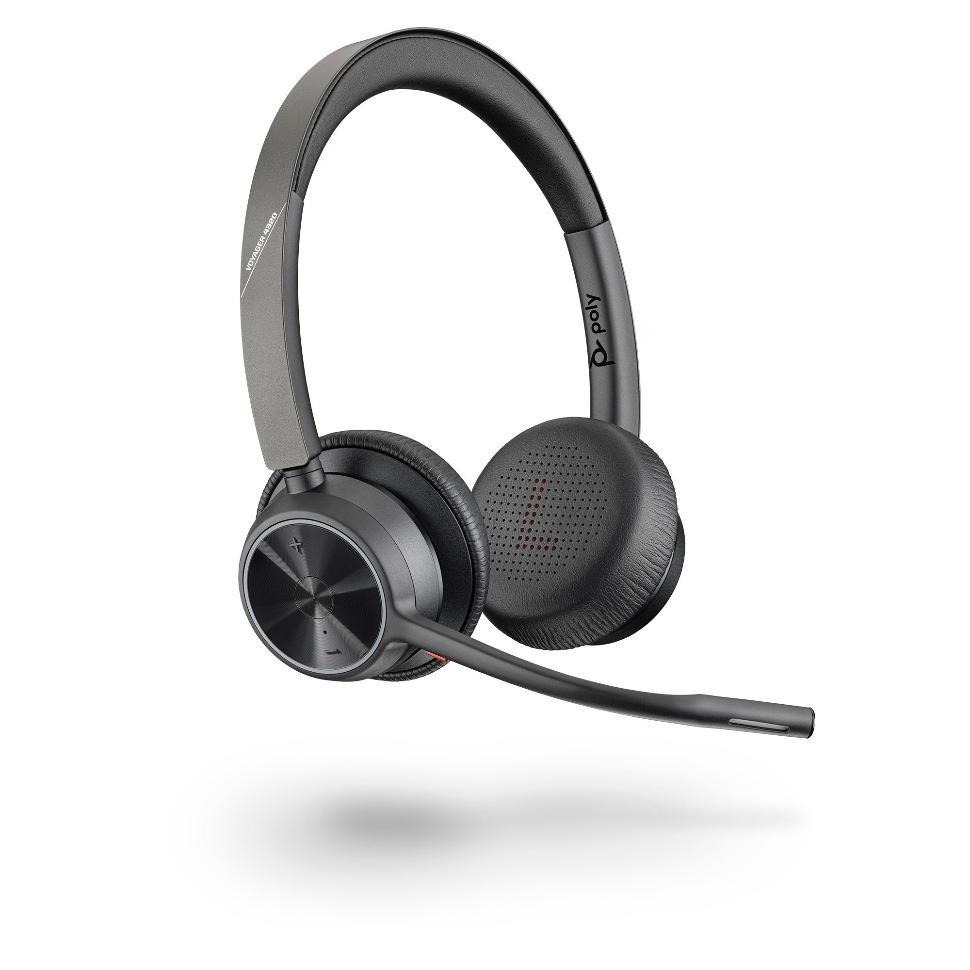 HP Inc. Poly Voyager 4320 bezdrátová náhlavní souprava, BT700 USB-C adaptér, stereo