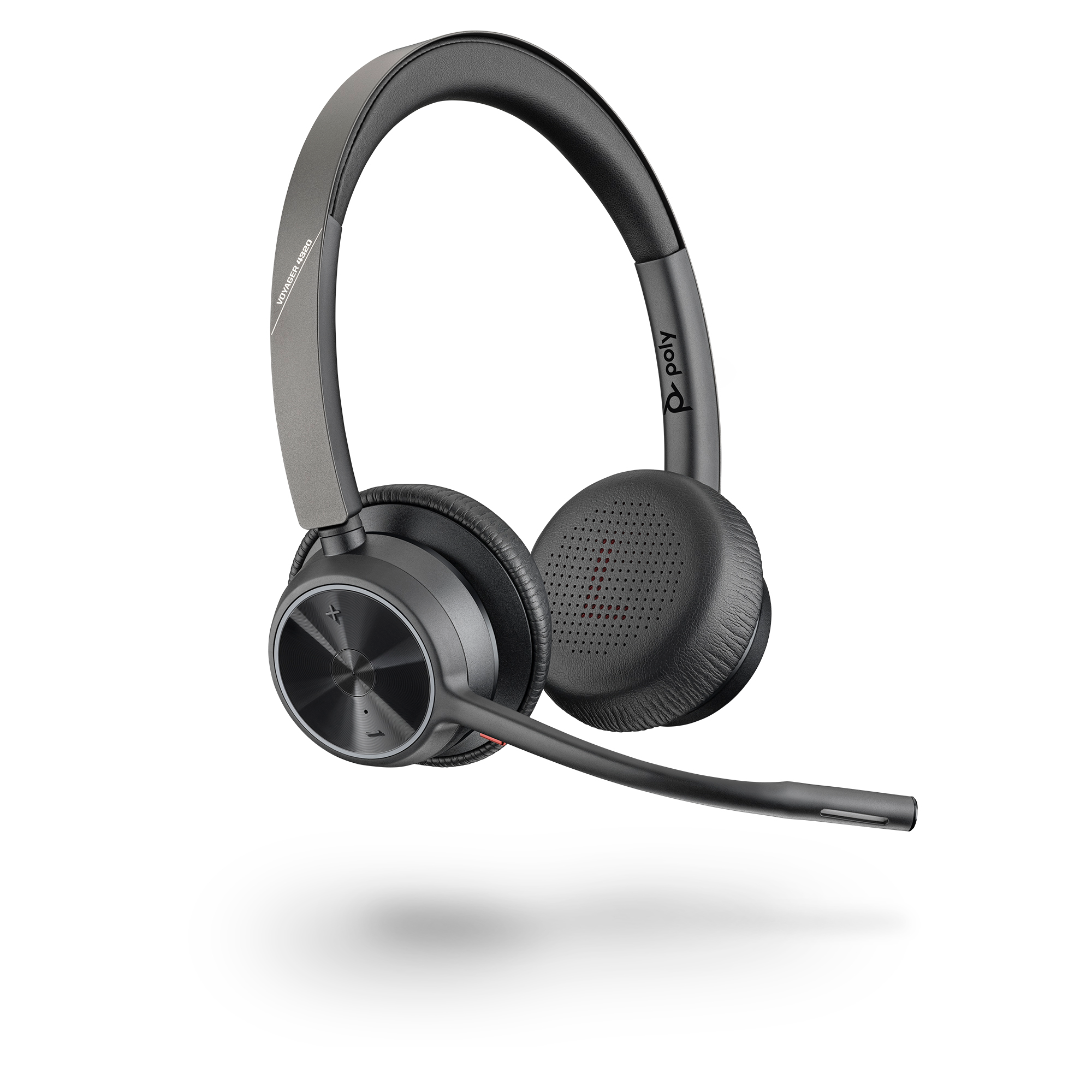 HP Inc. Poly Voyager 4320 bezdrátová náhlavní souprava, BT700 USB-C adaptér, stereo