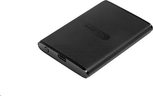 TRANSCEND Externý SSD disk ESD270C 500 GB, prenosný, USB 3.1 Gen.2, typ C a A, dva káble 520/460 MB/s, čierna