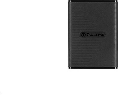 TRANSCEND Externý SSD disk ESD270C 500 GB, prenosný, USB 3.1 Gen.2, typ C a A, dva káble 520/460 MB/s, čierna