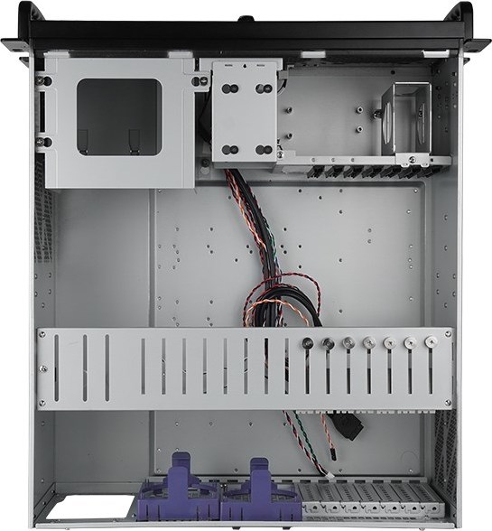 CHIEFTEC skříň Rackmount 4U ATX/mATX, UNC-409S-B-OP, bez zdroje, černá