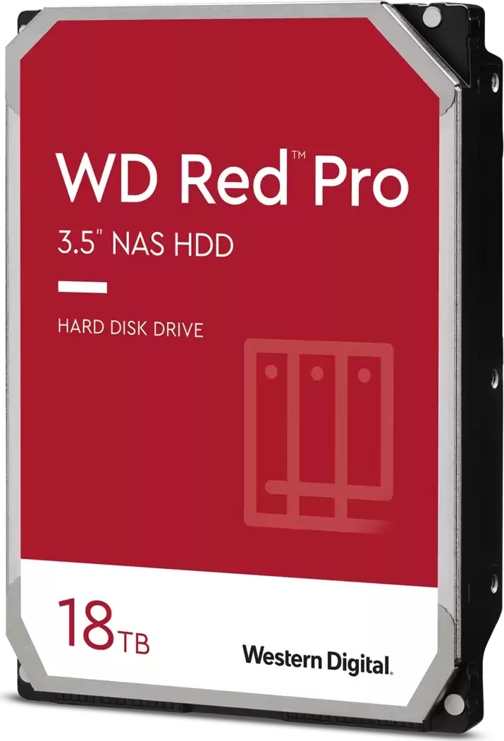 Western Digital WD RED Pro NAS WD181KFGX 18 TB SATAIII/600 512 MB cache, 272 MB/s, CMR