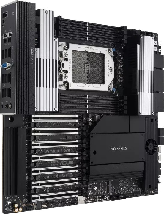ASUS MB Sc sWRX9 PRO WS WRX90E-SAGE SE, AMD WRX90, 8xDDR5, EEB
