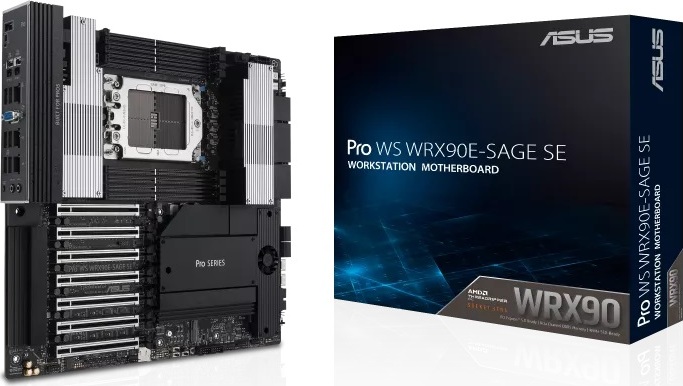 ASUS MB Sc sWRX9 PRO WS WRX90E-SAGE SE, AMD WRX90, 8xDDR5, EEB