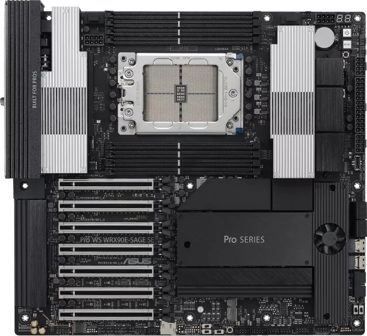 ASUS MB Sc sWRX9 PRO WS WRX90E-SAGE SE, AMD WRX90, 8xDDR5, EEB