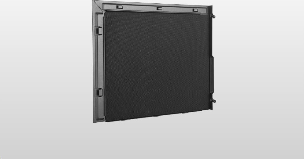 CoolerMaster Cooler Master case Silencio S400 Steel, mATX, 2x 120mm Fan, Černá
