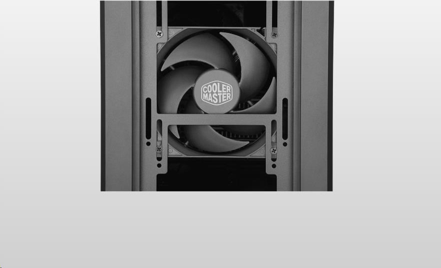 CoolerMaster Cooler Master case Silencio S400 Steel, mATX, 2x 120mm Fan, Černá