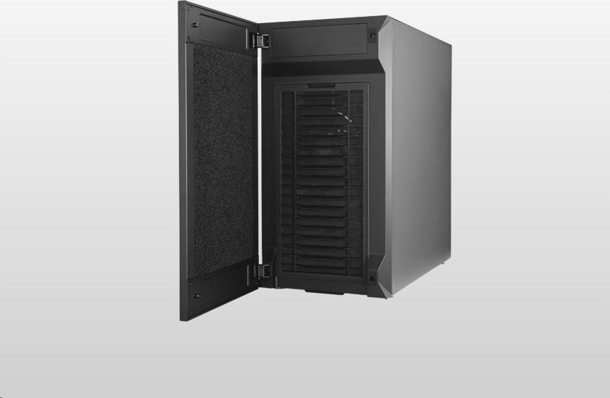 CoolerMaster Cooler Master case Silencio S400 Steel, mATX, 2x 120mm Fan, Černá