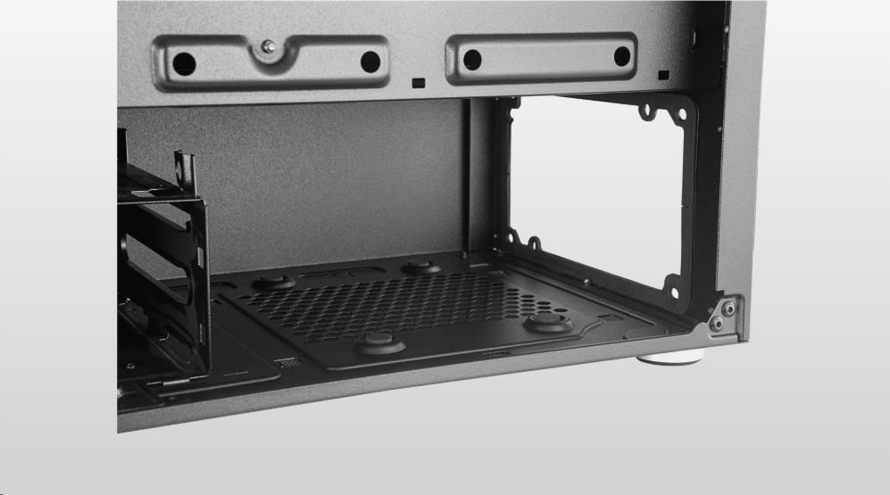 CoolerMaster Cooler Master case Silencio S400 Steel, mATX, 2x 120mm Fan, Černá